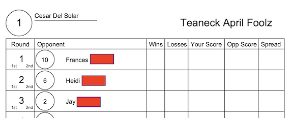 Running an IRL tournament with Woogles tournament mode
