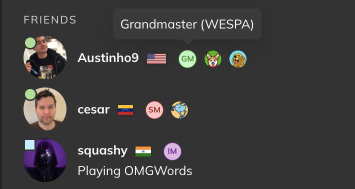 Introducing titles on Woogles